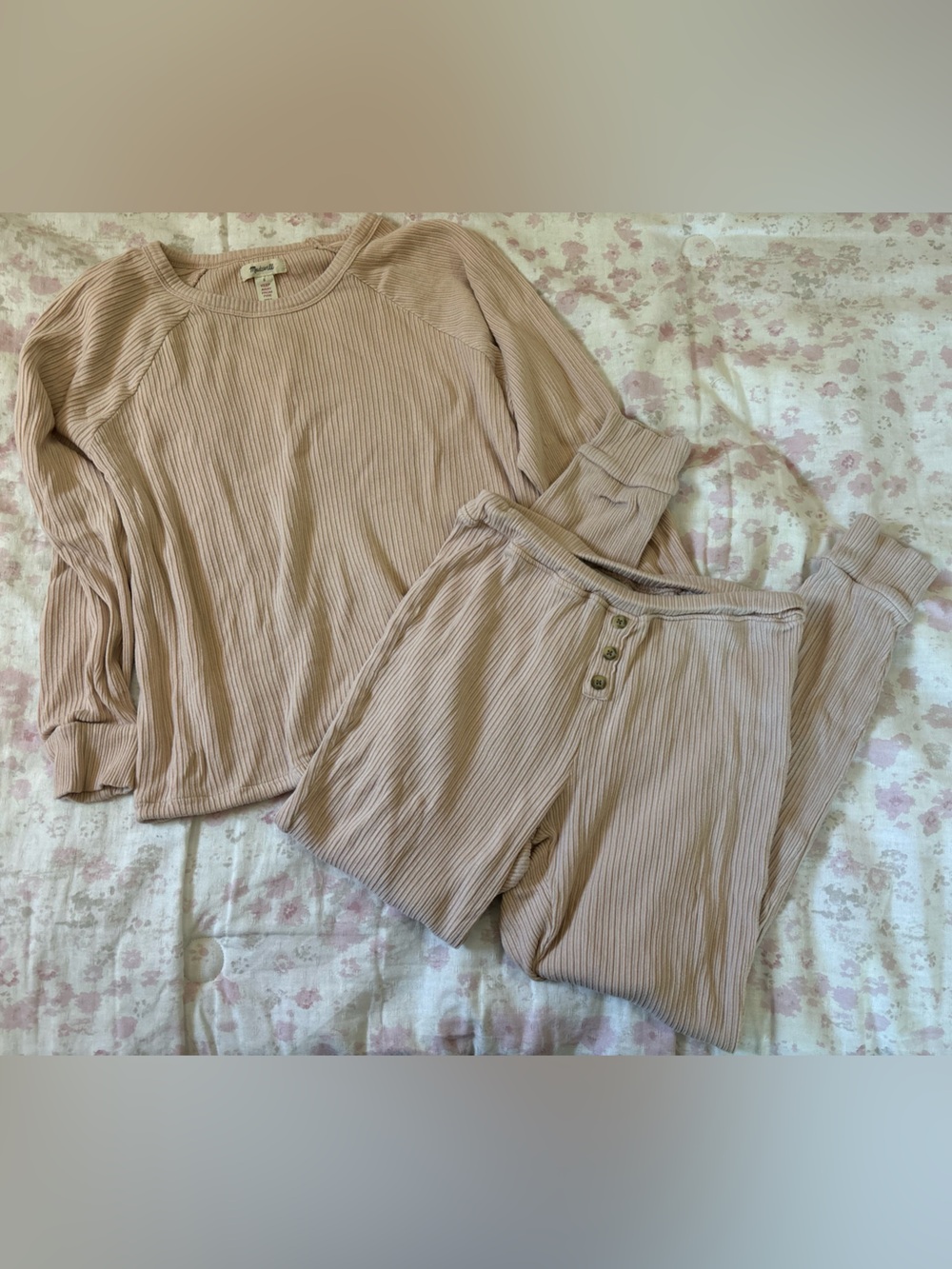 Madewell Light Pink Matching Lounge Set